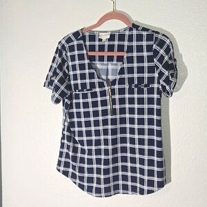 The workshop blouse blue size L